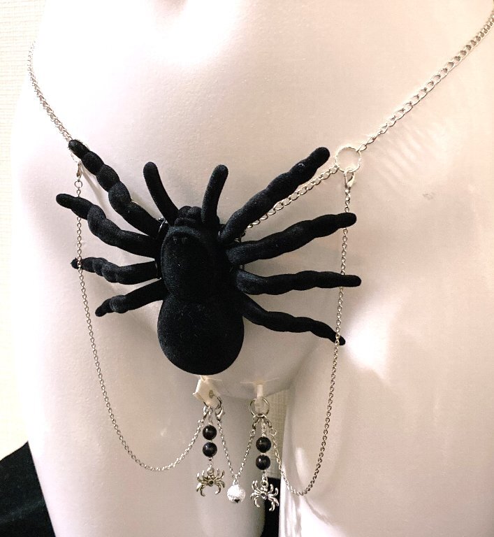 【ハンドメイド】seXyアクセサリ★ラビアリング　LBAR063　蜘蛛_画像3