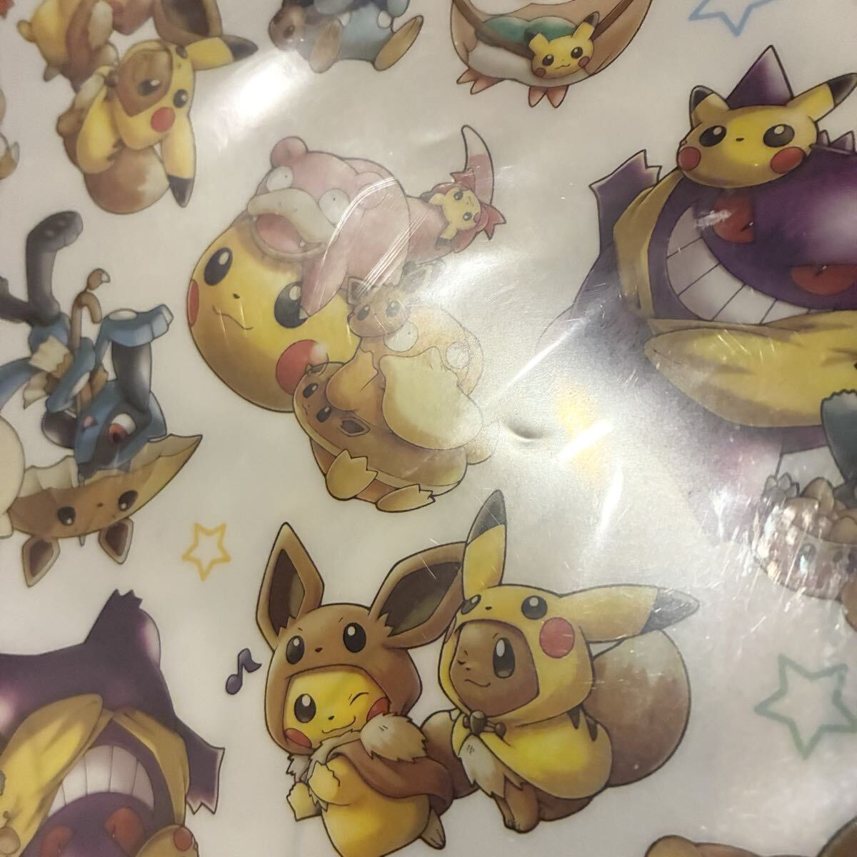 ポケモンセンター FAN OF PIKACHU＆EIEVUI ダブルポケットクリア