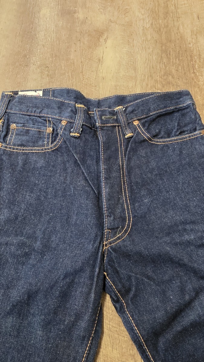 CANTON デニムパンツ ジーンズ デッドストック ヴィンテージ 未使用 N7005 W32-81 L79 インディゴ_画像4
