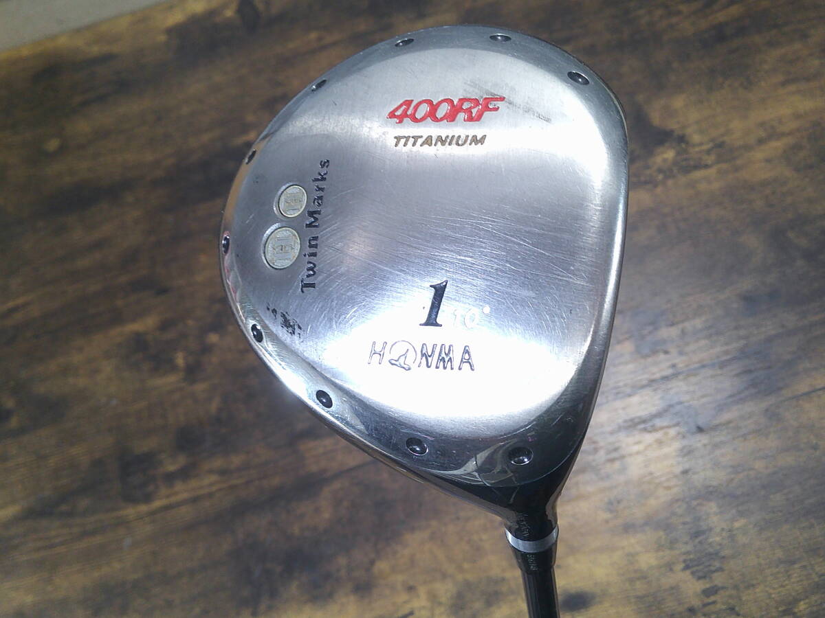 ▼(56)ウッド・ホンマ「HONMA/400RF/TwinMarks/1W/10°」/サイズ(約) 119㎝/総重量(約) 280g ※使用感現状品 ■160_画像1
