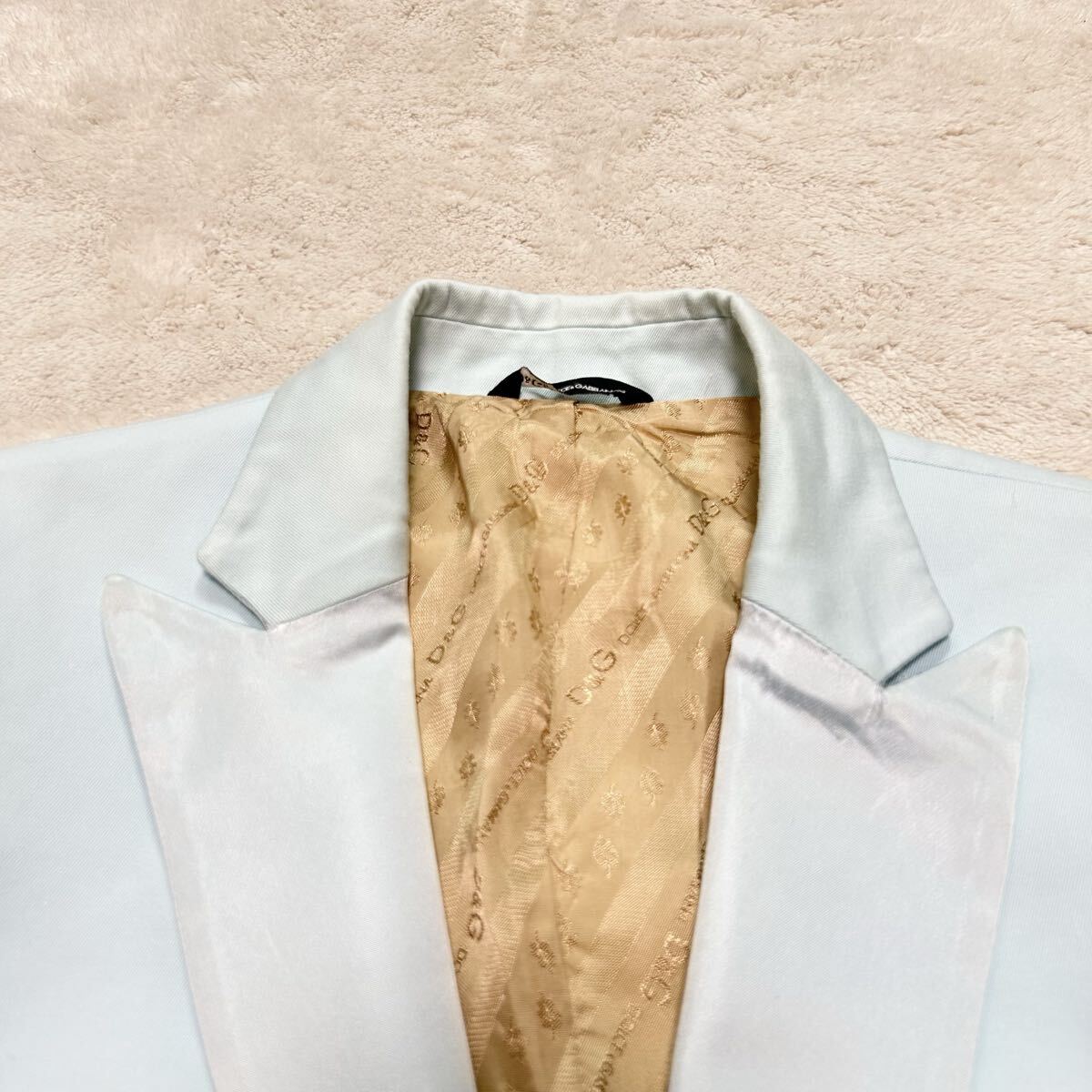 ドルチェ&ガッバーナ SICILIA テーラードジャケット タキシード 総柄 ドルチェ&ガッバーナ SICILIA テーラードジャケット タキシード