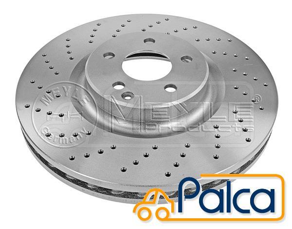 ベンツ フロント ドリルド ブレーキローター 2枚セット 防錆品 W211，S212/E55AMG W221/S500CGI C216/CL500 R230/SL600 R172/SLK55AMG