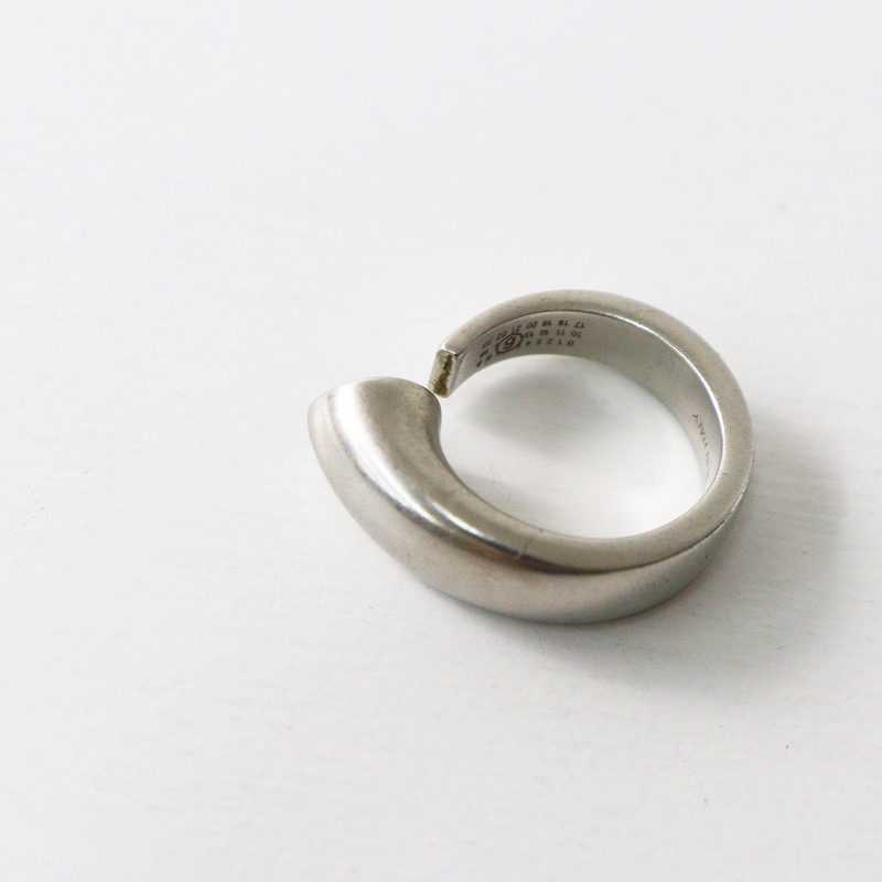 美品 2024AW エムエムシックス メゾンマルジェラ MM6 Maison Margiela Butterfly オープンリング 3(11号)シルバー 925┃【2400014573565】_画像7