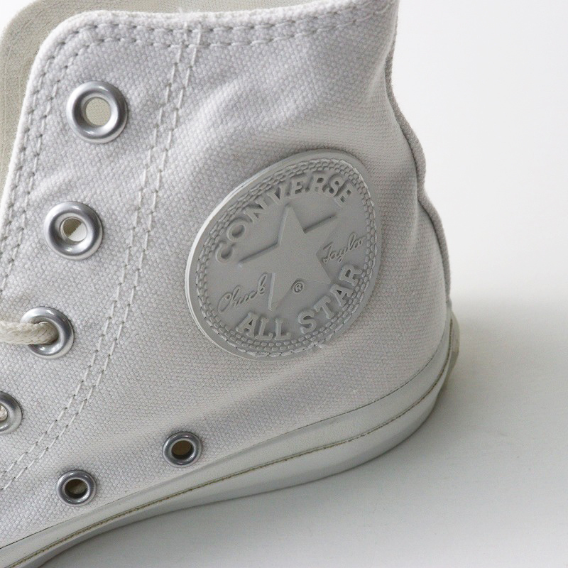 美品 コンバース CONVERSE x BEAUTY&YOUTH 別注 キャンバス ALL STAR HI 23.5cm\ホワイト ハイカット スニーカー【2400014611397】_画像7