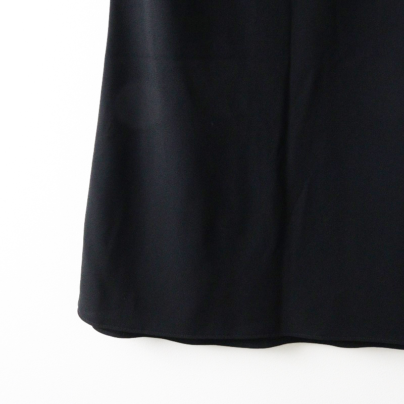 未使用 保管品 定価41800円 アニエスベー agnes b. U700 JUPE ロングスカート 2 ブラック┃ボトムス【2400014627688】