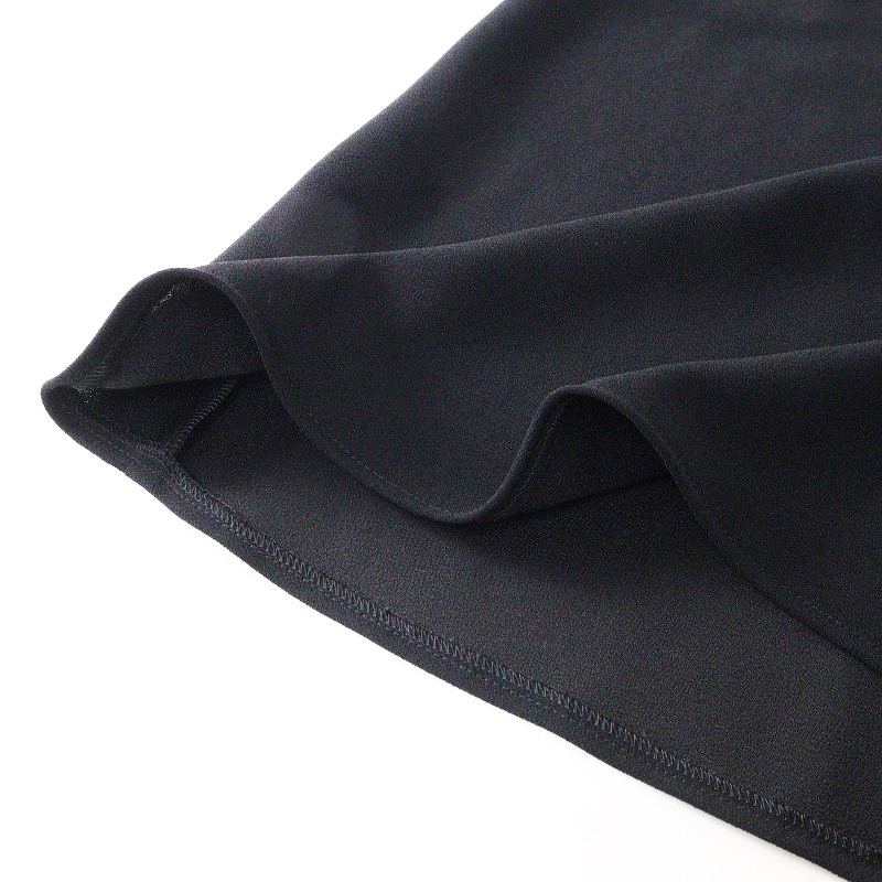 未使用 保管品 定価41800円 アニエスベー agnes b. U700 JUPE ロングスカート 2 ブラック┃ボトムス【2400014627688】