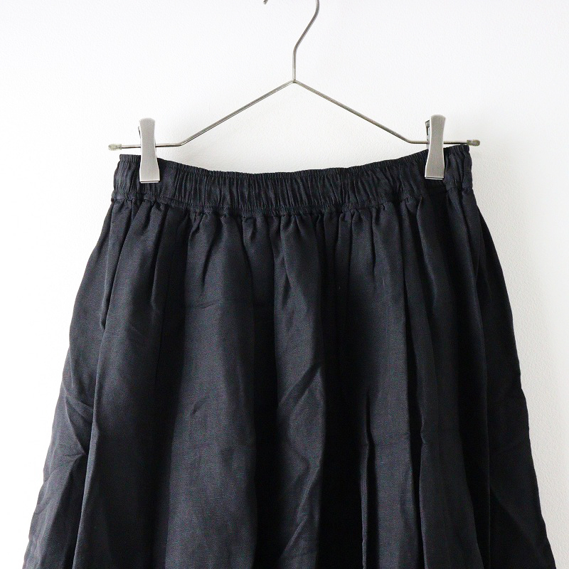 美品 定5.7万 2024SS ドゥーズィエムクラス Deuxieme Classe Col Pierrot コルピエロ グログランボリュームスカート 38【2400014530674】_画像3