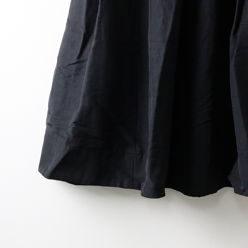 美品 定5.7万 2024SS ドゥーズィエムクラス Deuxieme Classe Col Pierrot コルピエロ グログランボリュームスカート 38【2400014530674】_画像4