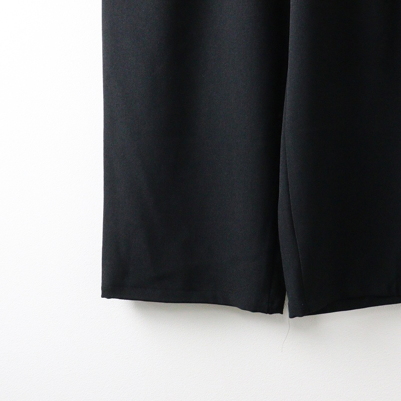 2023AW ジャーナルスタンダード JOURNAL STANDARD ウールライクストレッチワイドパンツ 38｜ブラック【2400014597790】_画像4