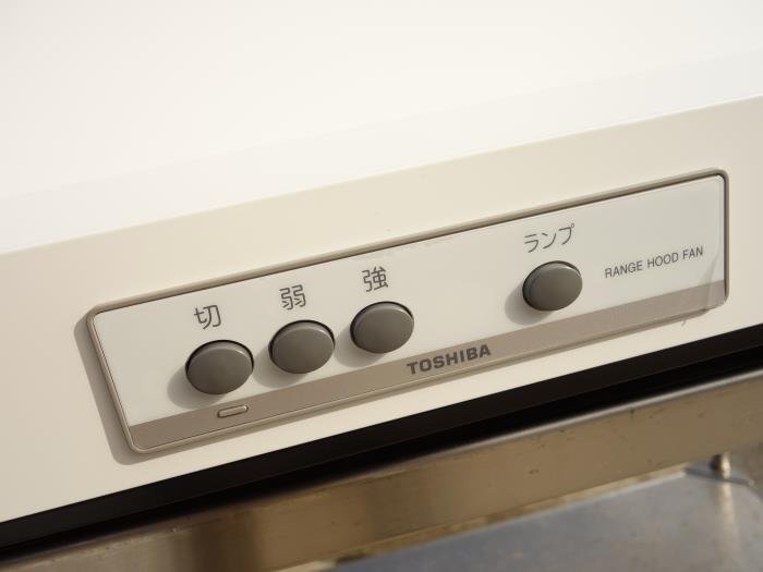 【新古品】K▼未使用 東芝 換気扇 レンジフードファン 31cm 2017年 100V VFR-37LP (30117)_画像4