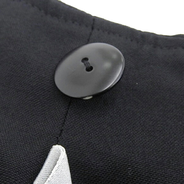 ◆美品◆ クリスチャンディオール CHRISTIAN DIOR ウール100% ラップ スカート レディース 黒 ブラック sizeM[Y02847]