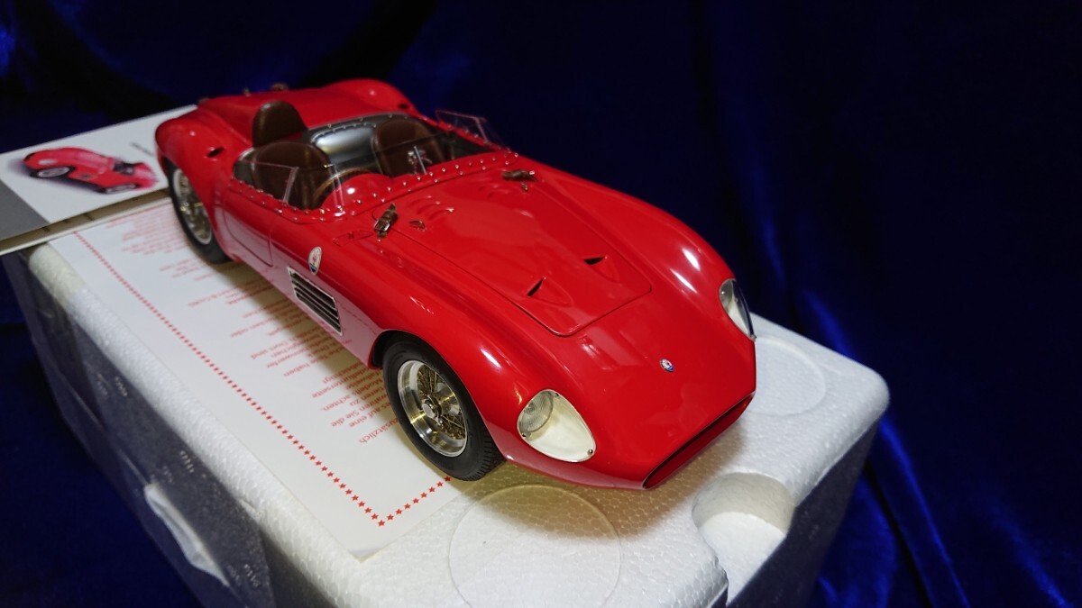 1/18 Maserati 300S Rennsportwagen CMC M-105 マセラティ Tipo300S 1954 レーシングスポーツカー _画像6