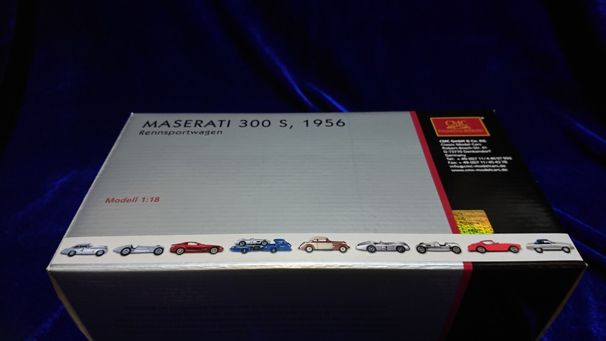 1/18 Maserati 300S Rennsportwagen CMC M-105 マセラティ Tipo300S 1954 レーシングスポーツカー _画像10