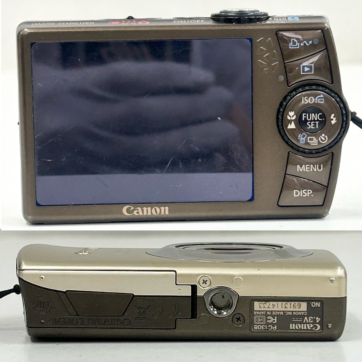 ◆キャノン Canon◆IXY DIGITAL 920 IS PC1308 本體 ZOOM LENS 4X IS 5.0-20.0mm 1:2.8-5.8 デジタル カメラ ゴールド 動作未確認(rèn)