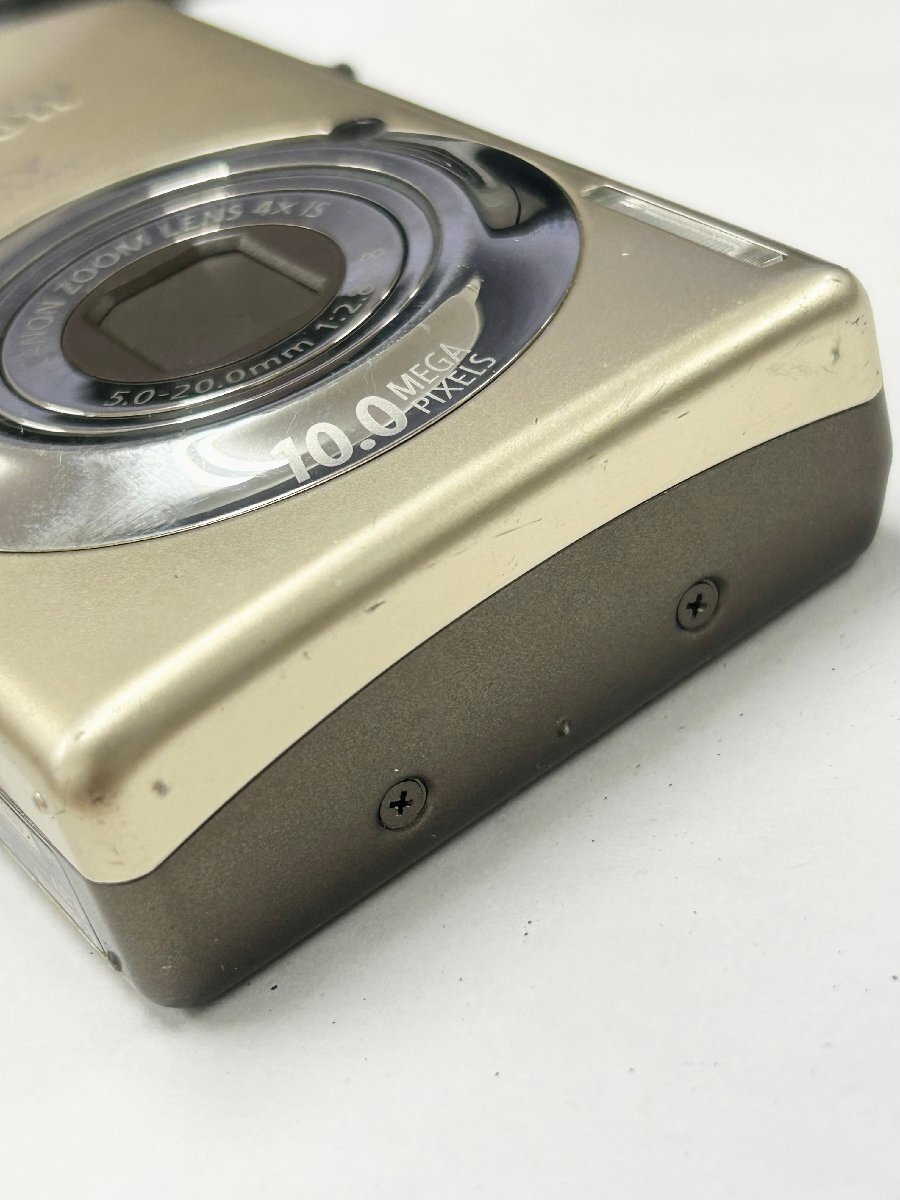 ◆キャノン Canon◆IXY DIGITAL 920 IS PC1308 本體 ZOOM LENS 4X IS 5.0-20.0mm 1:2.8-5.8 デジタル カメラ ゴールド 動作未確認(rèn)