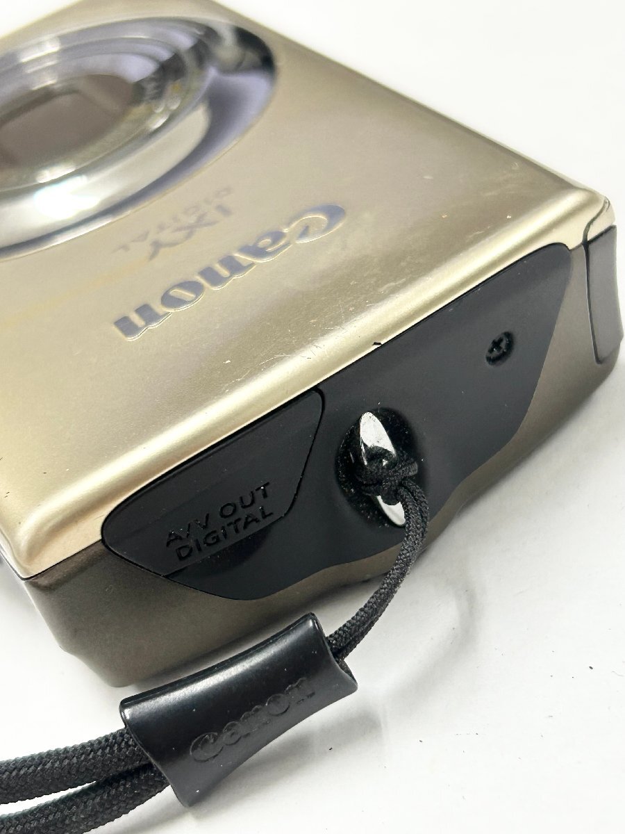 ◆キャノン Canon◆IXY DIGITAL 920 IS PC1308 本體 ZOOM LENS 4X IS 5.0-20.0mm 1:2.8-5.8 デジタル カメラ ゴールド 動作未確認(rèn)