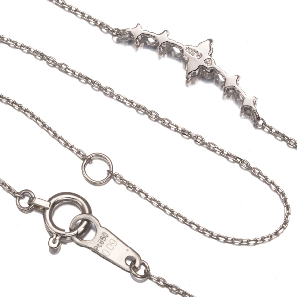  Vendome колье diamond бриллиант 0.09ct Pt900/Pt850 BLJ/GENJ большое снижение цены товар 