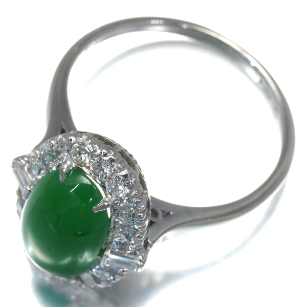  прекрасное качество Mikimoto кольцо .. нефрит 2.44ct diamond бриллиант Classic 11 номер Pmso-ting кольцо BLJ большое снижение цены товар 