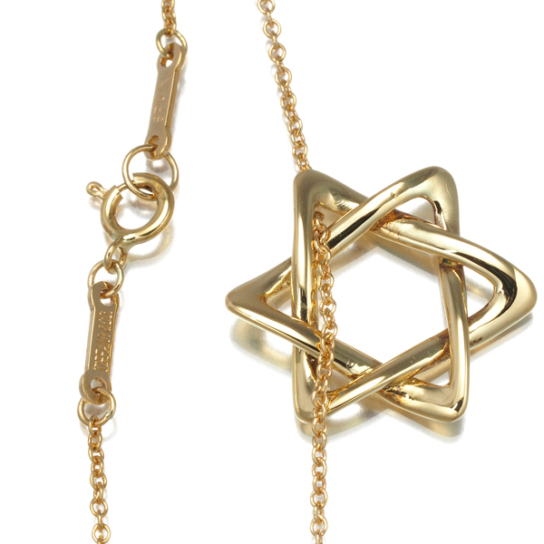 ティファニー ネックレス スターオブダビデ K18YG 指輪 BLJ 大幅値下げ品_画像3