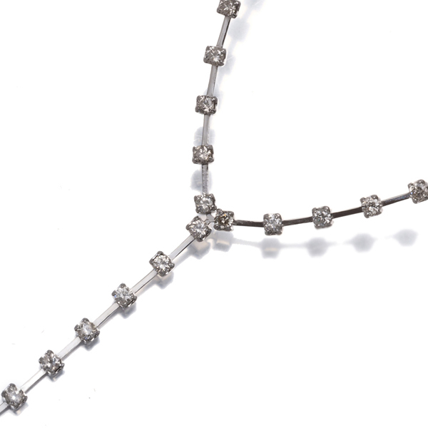 ダイヤ ダイヤモンド 1.00ct Yドロップ ネックレス Pt850 GENJ_画像2