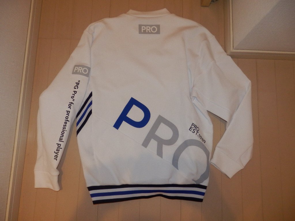 認識タグ有 美品★PEARLY GATES パーリーゲイツ★2024年モデル ジャガード クルーネック プルオーバー★サイズ5 L_画像6