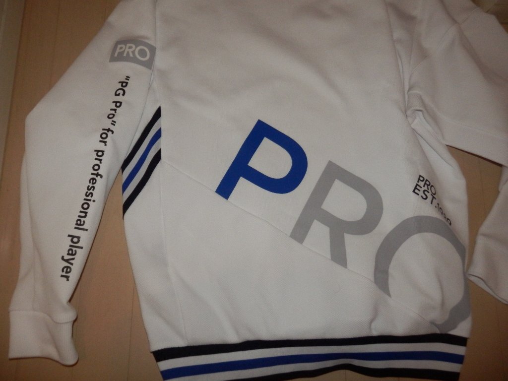 認識タグ有 美品★PEARLY GATES パーリーゲイツ★2024年モデル ジャガード クルーネック プルオーバー★サイズ5 L_画像7