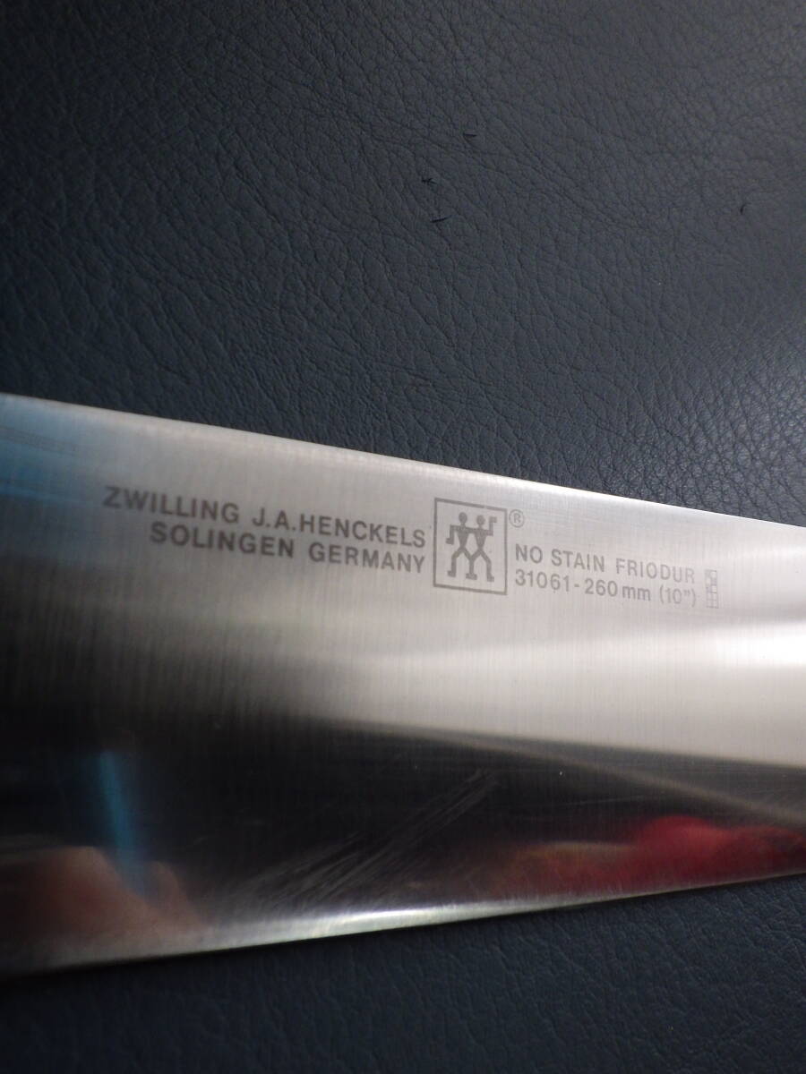 ツヴィリング★シェフナイフ包丁★31061-260/ゾーリンゲン鋼・両刃刃付け済_画像2
