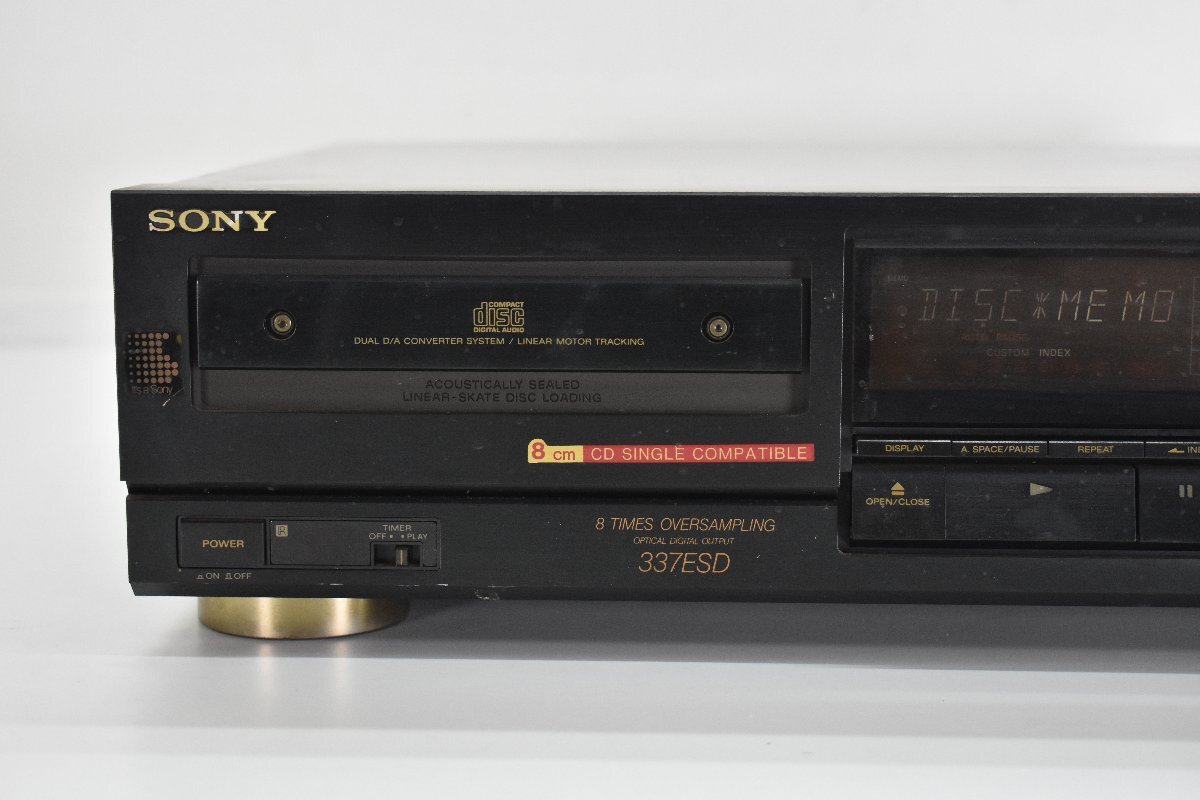 SONY CDP-337ESD CDプレーヤー[ソニー][CD PLAYER][CDデッキ]7M