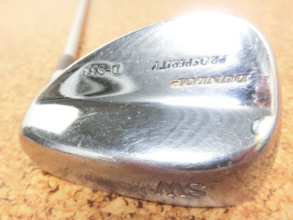  редкий!DUNLOP Dunlop PROSPERITY D-533p Roth peliti Wedge SW чистая сталь вал Dynamic Gold FLEX-R400 б/у товар!F2167