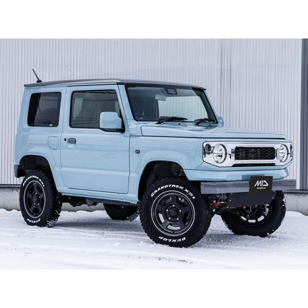 MIDホイールズ ガルシア シカゴ5 ホイール4本セット 12x4.0B 4H 100 ＋42 セミグロスブラック/ヴァーレイ+フランジポリッシュ/12インチ_画像6