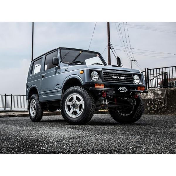 MIDホイールズ ガルシア シカゴ5 ホイール4本セット 12x4.0B 4H 100 ＋42 セミグロスブラック/ヴァーレイ+フランジポリッシュ/12インチ_画像8