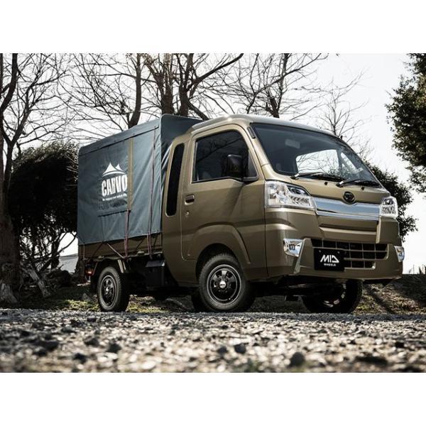 MIDホイールズ ガルシア ダラス6 ホイール4本セット 17x6.5J 6H 139.7 ＋38 セミグロスブラック/デュアルポリッシュ/17インチ_画像3