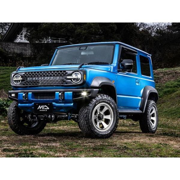 MIDホイールズ ガルシア ダラス6 ホイール4本セット 17x6.5J 6H 139.7 ＋38 セミグロスブラック/デュアルポリッシュ/17インチ_画像4