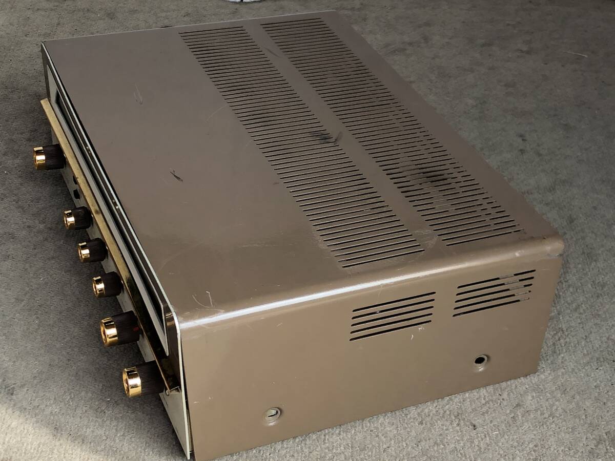 ◆◇ TRIO トリオ AF-23 真空管式モノラルアアンプ/ AM FM HiFi ジャンク品 6BM8 プシュプル◇◆_画像6