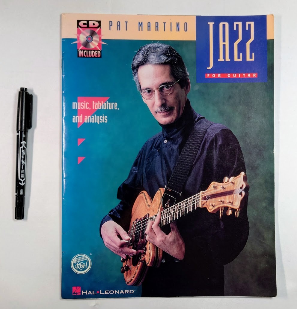中古本 輸入教則本 pat martino / jazz for guitar CD付き _画像1