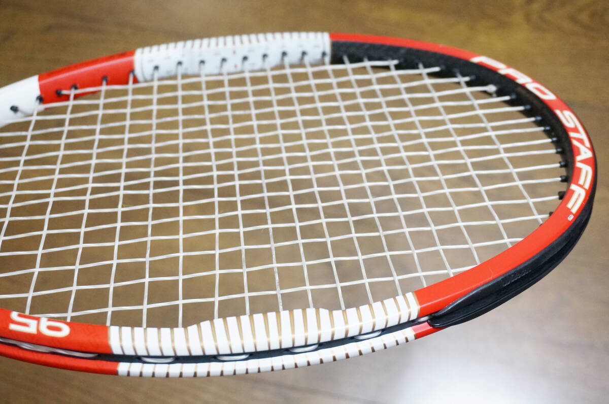 美品 WILSON ウィルソン プロスタッフ 95 Pro Staff 95 G1 テニスラケット ロジャーフェデラー_画像5