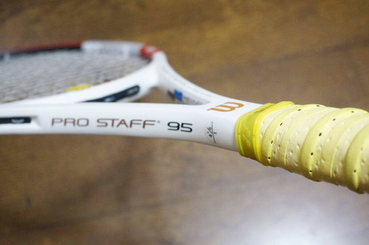 美品 WILSON ウィルソン プロスタッフ 95 Pro Staff 95 G1 テニスラケット ロジャーフェデラー_画像2