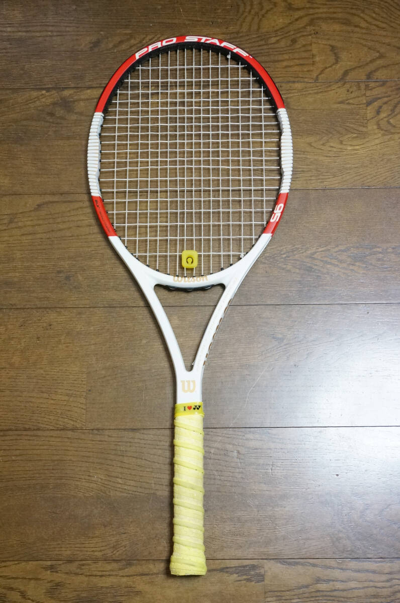美品 WILSON ウィルソン プロスタッフ 95 Pro Staff 95 G1 テニスラケット ロジャーフェデラー_画像1
