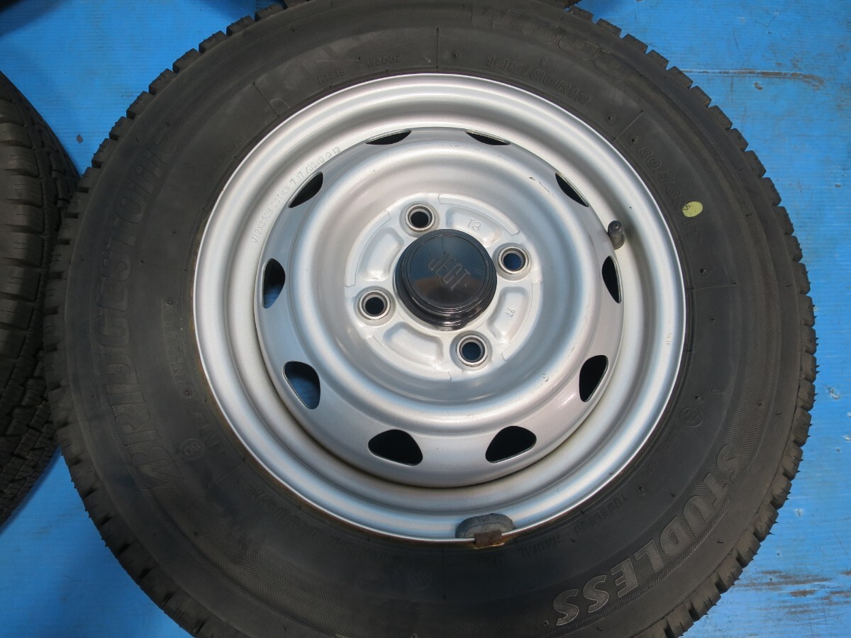 * steel JECT 2022 год *145/80R12 80/78NLT* зимний BRIDGESTONE BLIZZAK W300*12×3.5J * легкий грузовик, легкий van *B 269