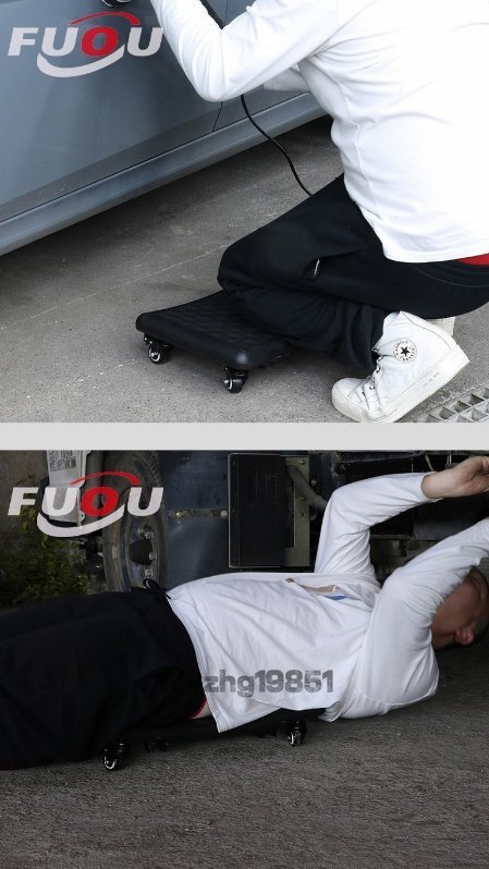 自動(dòng)車修理店研磨ベンチ自動(dòng)車美容洗車工具ベンチ取り外し可能シートスライド爬蟲類ベンチ専用