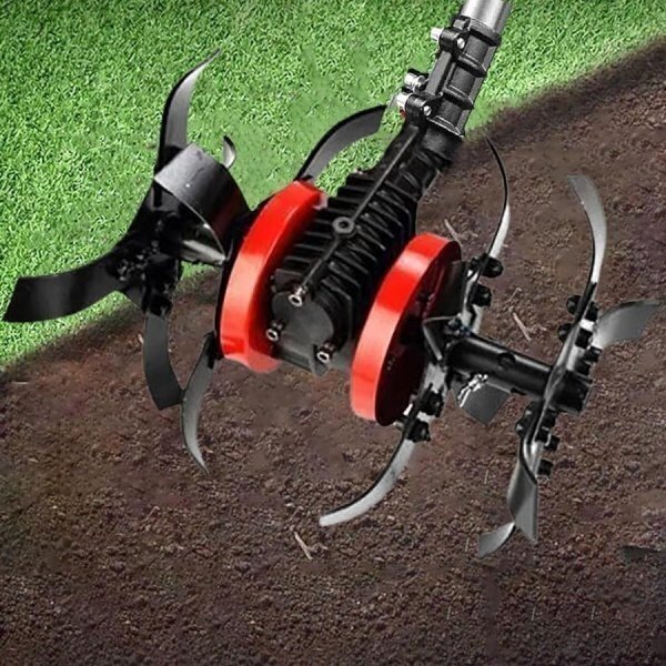 「芝刈り機(jī)専用」耕運(yùn)機(jī) 除草用多機(jī)能ホイール 土起こしホイール 溝掘りホイール 農(nóng)業(yè) ガーデニング 畑 家庭菜園 部品 軽量 使いやすい