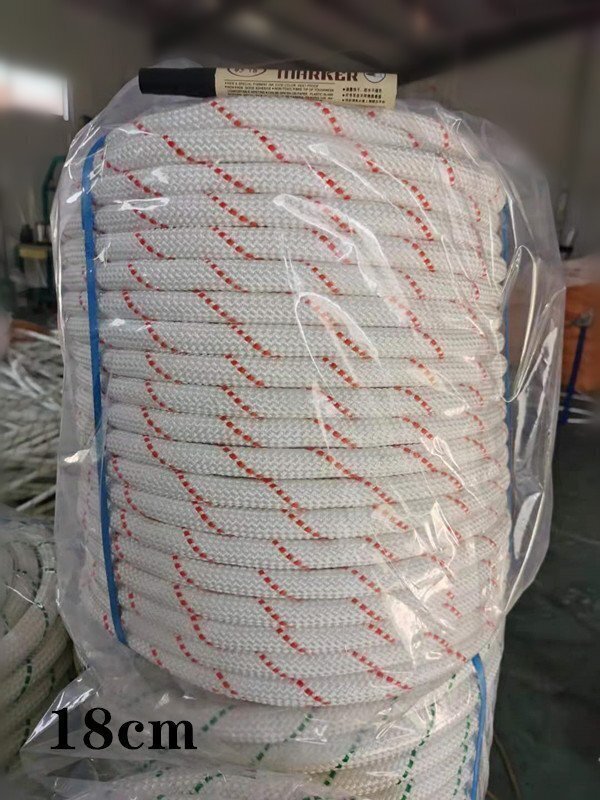 レジャーボートの系船索やアンカーロープ、土木 建筑 工事等、幅広い用途（汎用性）船舶、漁業(yè)、マリン用として最適 18mm x100m