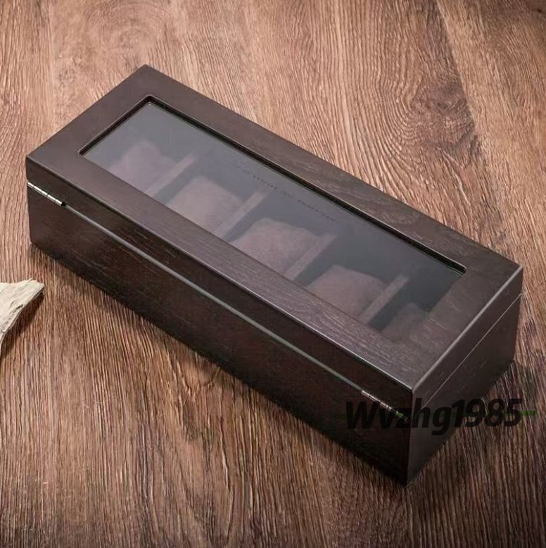 高級(jí)感満載！ 時(shí)計(jì)ディスプレイ ウォッチボックス 高級(jí) クションケース コ 5本用 腕時(shí)計(jì)収納ボックス 木制時(shí)計(jì)ケース