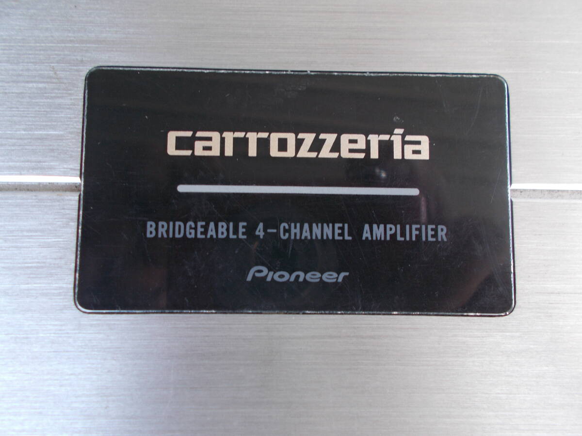 カロッツエリア PRS-D8400 4chパワーアンプ！！中古品