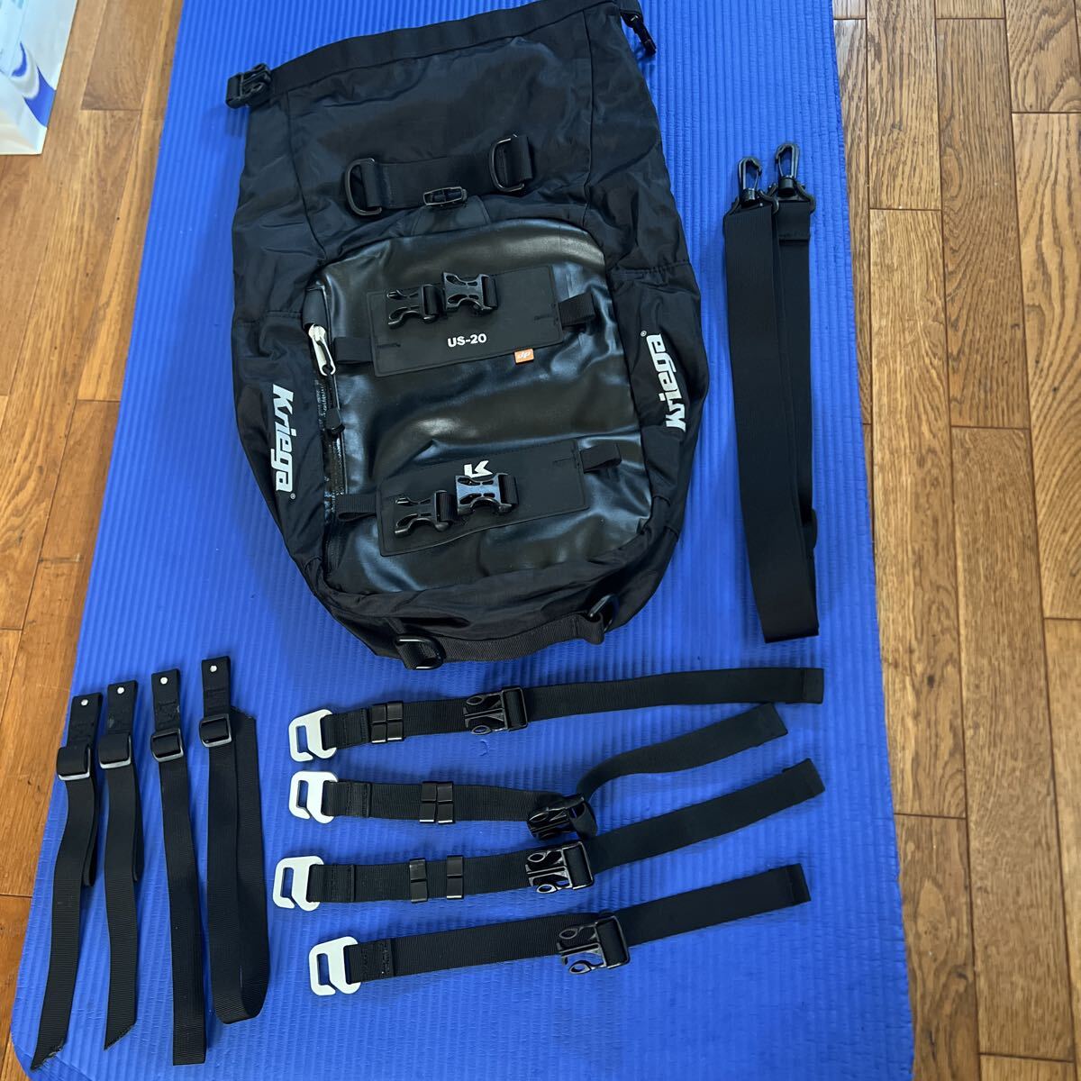 ◆Kriega クリーガ US-20 ドライパック シートバッグ 防水 USED品◆ツーリングバッグ