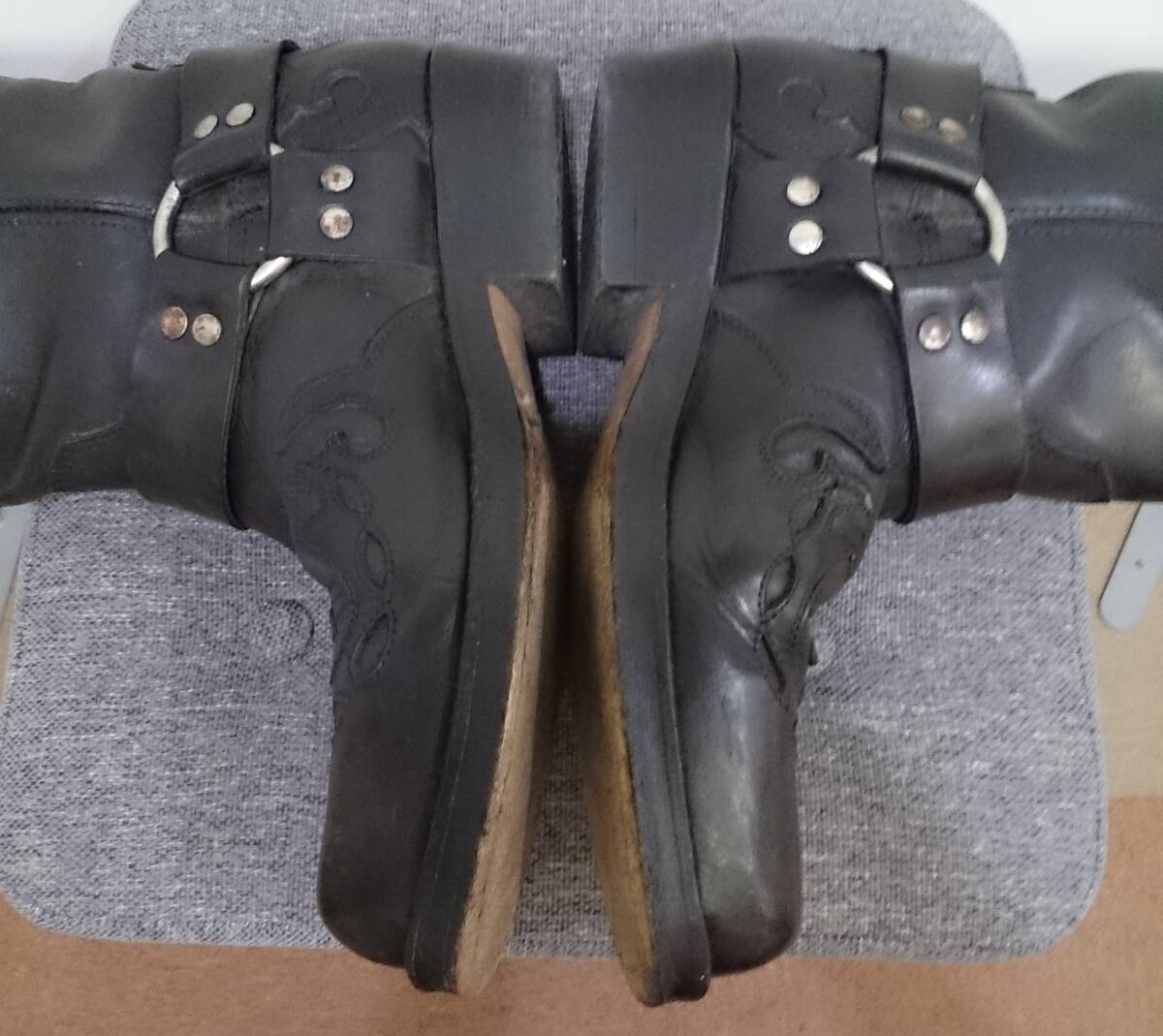 【佐川発送】EASY RIDER　イージーライダー　エンジニアブーツ　ブラック　41(26cm相當)サイズ　メンズ