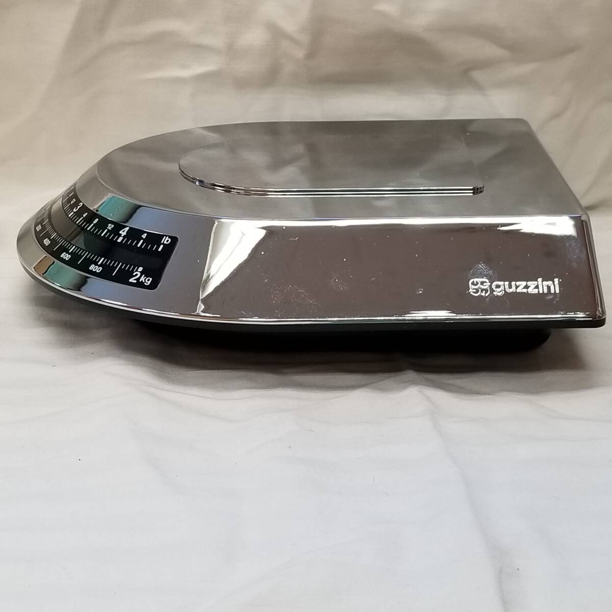 【佐川発送】guzzini グッチー二 キッチンスケール シルバー_画像6
