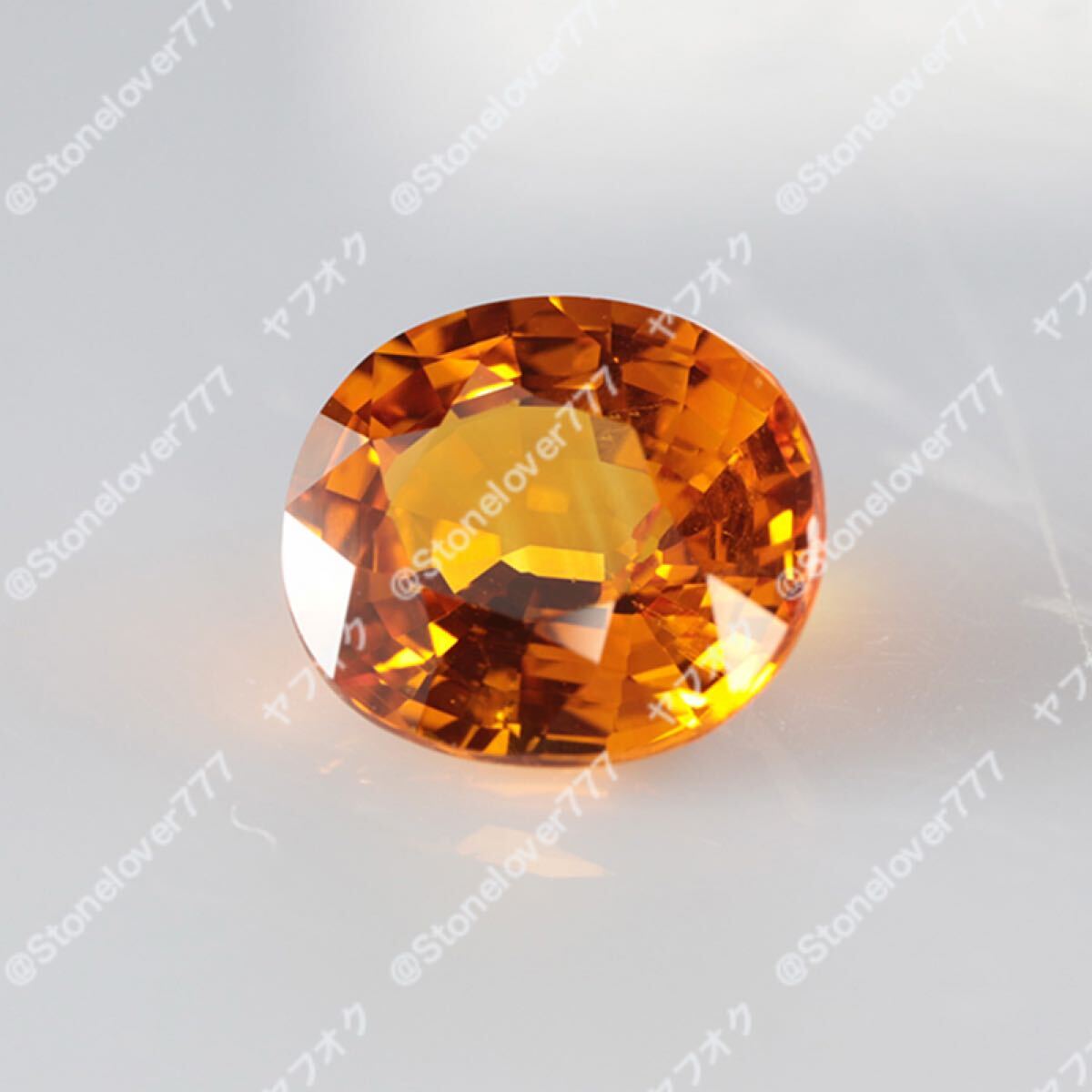 ★希少★天然オレンジサファイア2.065ct ソーティング二社付き★天然サファイア★ 天然オレンジサファイアルース ★2ctアップ★美しい