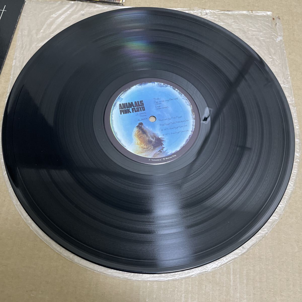 LP レコード　ピンクフロイド　アニマルズ　炎?あなたがここにいてほしい　モア　3枚　まとめ売り