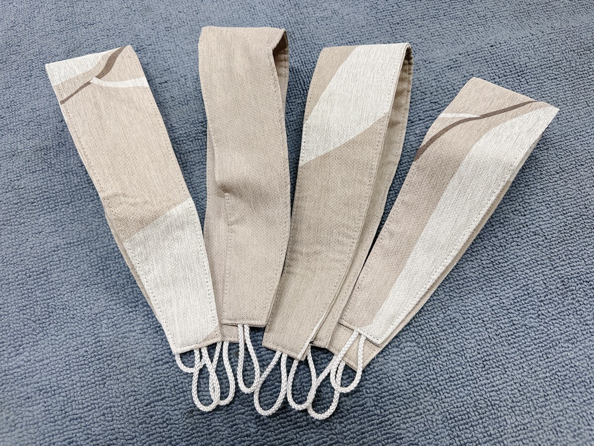 中古 カーテン・じゅうたん王国 8枚セット 177×250cm レースカーテン 遮光カーテン カーテンタッセル インテリア 茨城県 0916あわ2 M 160_画像8